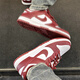 Nike (NIKE) DUNK low black and white panda men and women trendy non-slip wear-resistant lightweight comfortable low top casual sports shoes DD1391-601 white and red 41