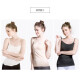 Langsha camisole women's 2-piece spring and summer bottoming outer wear short women's vest elastic slim home sleeveless top