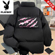 Playboy Stand Collar Down Jacket Men's Jacket Autumn and Winter American High Street Thickened Ins Cotton Jacket Men's Loose Bread Jacket Men Black 500g Mall Version M