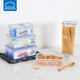 Lock Lock (LOCK/LOCK) plastic fresh-keeping box lunch box microwave oven lunch box refrigerator storage food box sealed lunch box HPL825-2.3L