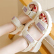 anta kids ant pedal girls shoes children's sandals daddy 2025 summer medium and big children girls sports beach shoes protection Mi Zi 38
