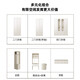 Shuanghu Light Luxury Modern Simple Wardrobe Home Bedroom One Door to Top Combination Cabinet Four Five Six Door Wardrobe 23105 Two Door Wardrobe + Top Cabinet + Dressing Table + Makeup Stool