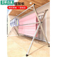 Clothes drying rack outdoor folding clothes drying rack floor-standing indoor home balcony bedroom stainless steel outdoor cool telescopic rod type quilt drying artifact flagship extra thick 2.0 meters stainless steel reinforcement more durable large