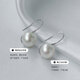 Queen of Pearls 10-11mm freshwater pearl earrings simple and versatile pearl earrings birthday gift for women