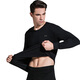 Hengyuanxiang [Vente chaude 10W Set] Vêtements et pantalon d'automne pour hommes en coton pur et personnes âgées et personnes âgées plus gras plus plus gros pull en coton mince pour les hommes noirs