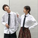 Qinsilu Hong Kong White Shirt White Student Style Coreano Corea de moda