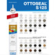 XMSJ奥托玻璃胶哑光S70/S125硅胶中性防霉厨卫适用OTTOSE S70-C1391颗粒烟灰(通用款)