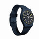Swatch [Recommended for hot products] Swatch Swiss watch simple luminous student waterproof pointer quartz watch Gentleman blue 2.0 SO28N702