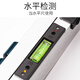 NI Southern 2-meter ruler vertical detection ruler two-meter folding level ruler engineering detector flatness detection ruler wall floor leveling house inspection tool set JZC-D type 2-meter ruler + feeler ruler + angle ruler