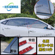 An das neue Modell adaptiert 1421 Hyundai Mingtu Fensterverkleidung, verchromte Edelstahl-Helle Streifen, Körpertür, schwarzes schwarzes Titan, ein Kreis Full Fenster 12 Stücke