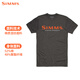 SIMMS新款短袖T恤春夏透气舒适男生时尚路亚户外钓鱼服柔软舒适速干 PG-12803短袖-深灰 M