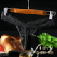 Xinhuang Men's Sexy Lace Panties Stockings Shorts Sexy J Set Thong Goddess Breathable Large Size Balls Flying White Oily-Balls Lace Thong L Size 115-145Jin Jin is equal to 0.5 kg