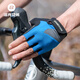 Rock Brothers Cycling Gloves Full Finger Road Mountain Bike Gloves Men's and Women's Spring, Summer and Autumn Touch Screen Long Finger - Black L