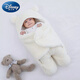 Disney (Disney) baby blanket newborn autumn thickened blanket newborn baby anti-jump swaddle 0-3-6 months supplies blanket lambswool white 9M (3-6) months