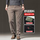 JJ high-end casual pants men 2025 spring new corduroy men trousers straight-leg strip velvet long pants men spring and autumn 689H apricot color regular 31