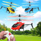 
Shangnai Naizai remote control aircraft helicopter rechargeable children's toys boys and girls induction suspension drone aircraft gifts The fourth generation of dazzling red helicopter sensor + data cable