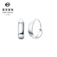 Caibai Jewelry Platinum Earrings Pt950 Platinum Fashionable Versatile Plain Hoop Earrings Price BJ Platinum Earrings About 3.20g
