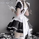 
Sexy large size female jk uniform seduction role play open crotch free pluggable milk lace big bow Lolita gorgeous maid suit black M9758 extremely dirty temptation ancient style Chinese suit