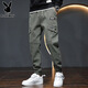 Playboy (PLAYBOY) jeans men's workwear autumn and winter casual pants men's pants men's loose leggings trendy trousers