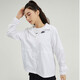 耐克（NIKE）外套女装夏季运动服宽松连帽休闲夹克梭织开衫上衣DM6180 DM6180-100白色  M