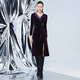 Aiteai Lapel Waist Asymmetric Slit Velvet Dress Autumn and Winter New Dinner Women's Clothing 7577213 Soft Purple 98 M 160