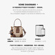 CRTNZO KROEZ Light Luxury Bags Women's Bags 2026 New Bucket Bag Women's Crossbody Bag New Year's Valentine's Day Birthday Gift Practical Khaki - Light Luxury Gifts for Girlfriends Wife Girlfriends Birthday Gifts Practical