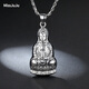 Miss JuJu pt950 platinum Guanyin pendant for men, platinum large tag, Guanyin Bodhisattva pendant for women, necklace not included, pendant height 15mm, width 7mm, weight 1.0-1.2g