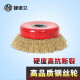 JNL (JNL) bowl steel wire wheel angle grinder polishing and polishing rust removal paint metal wire brush N14072 Professional 125 type 16 hole diameter 10 packs