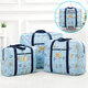 Love Orange Travel Clothing Storage Bag Trolley Luggage Bag Waterproof Quilt Bag Organizer Clothes Storage Bag Dark Blue Stripes Medium Size 48*38*24cm
