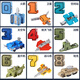 Toys de déformation numérique 0 à 9 Robots intégrés pour enfants Les garçons peuvent assembler l'interaction parent-enfant de l'équipe King Kong. Augmenter et épaissir [5-9] machine de déformation militaire intégrée