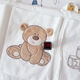 
Huilide pure cotton crib storage bag hanging bag baby bed head diaper diapers diapers diapers storage bags on the bed side of the bed treasure bear (pure cotton embroidery)