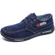 
Red and green century-old Beijing cloth shoes men's summer breathable light casual Korean style fashion canvas shoes middle-aged and elderly work shoes driving shoes blue 40