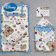 Disney (Disney) baby gift box newborn cotton twill quilt six-piece set cotton six-piece set newborn quilt bag quilt single off-white heart 100cm six-piece set