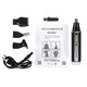 
Kemei electric nose hair device 4-in-1 rechargeable nose hair trimmer sideburn knife eyebrow cutter KM-6630 black