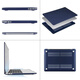 Moseso Apple Ноутбук защитный корпус MacBook Airm2 защитный корпус Pro14/16 Case Solid Color 15m3 темно-синий один случай-Air13.3 (A1466/A1369)
