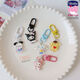 Slim Slim Ganzkörper Sanrio Keychain niedliche Cartoon Student Gurty Pericarp Tasche Anhänger Paar Bestes Freund Geschenke zufällige Farbe 1