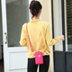 Ye Yu is suitable for 2 zipper mobile phone bag, shoulder bag, crossbody bag, arm bag, women's casual small bag, large capacity, mobile phone, money, keys, sports, black #2 zipper