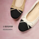 Belle Xiaoxiang style flat shoes for women in shopping malls same style bow pumps Z8R1DCQ3 pre-sale apricot color 40