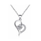 Fat Donglai same style pt950 platinum pendant women's necklace single 18K white gold clavicle chain single pendant without chain free 1, Love Rubik's Cube single pendant without chain platinum p