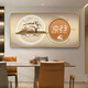 
Hanxuan 2025 new restaurant decoration painting electronic living room background wall radar sensing digital display screen wall clock dining room watch painting JD13533 digital display model 80*40 (suitable for restaurants about 1.2 meters) crystal picture pvc gold edge/power bank automatic sensing