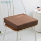 Qiaorui removable and washable four-season cotton and linen cushions high-density thickened sponge cushions office student heightening chair cushion soft coffee-square 30x30 thick 8 cm
