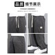 JeanSwest Pantalon décontracté pour hommes American Fashion American Trendy Tiny Thin Ice Silk Straitement-leg Voly-Leg Sports Pantalons Nine Point 1048 Gray 2xl