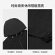 Jinba Men's Automne et Hiver Hooded Color Youth Youth Simple Style Courte courte nkde3878 Black L