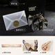 UGO CONTI original cufflinks for men 14K rose gold French shirt cuff button business sleeve nail custom lettering birthday gift gift box gold cufflinks
