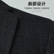SHANSHAN suit men's four-season anti-wrinkle wear-resistant slim professional formal suit men's clothing gray 180
