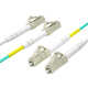 Glasfaserfaserfaser Flexibler Jumper 10 Gigabit Multimode OM3 Faser faserflexibler Feuchtigkeitsfeuchtigkeitsdrahtdraht Faser Multimode OM3 Doppel-Core-Jumper LC-LC (TM) 5 Meter