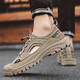 
Yilin Yue Sandals men's summer breathable bag head men's shoes sports non-slip hole shoes outside wearing driving dual-purpose beach sandals sandals sandals 12202 black single layer 39