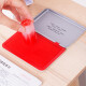 Deli Square Schnelle Trockendruckplattform Instant Trockendruckplattform Transparente Schalenstempel Stempel Stempel Öl Spezial Seal Office Supplies Metallschale Instant Trockendruckplattform-Medium Größe 9892