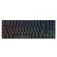 Cherry Cherry MX8.2TKL Wireless Mechanical Keyboard Bluetooth à trois modes de bureau en alliage E-Sports 87 Clé à trois modes Rouleau de thé noir