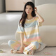 Meijun Frühling und Sommer neu purer Baumwollpyjamas Frauen -Set Koreanischer Hausanzug Kurzarmhose Frauen 9717 m